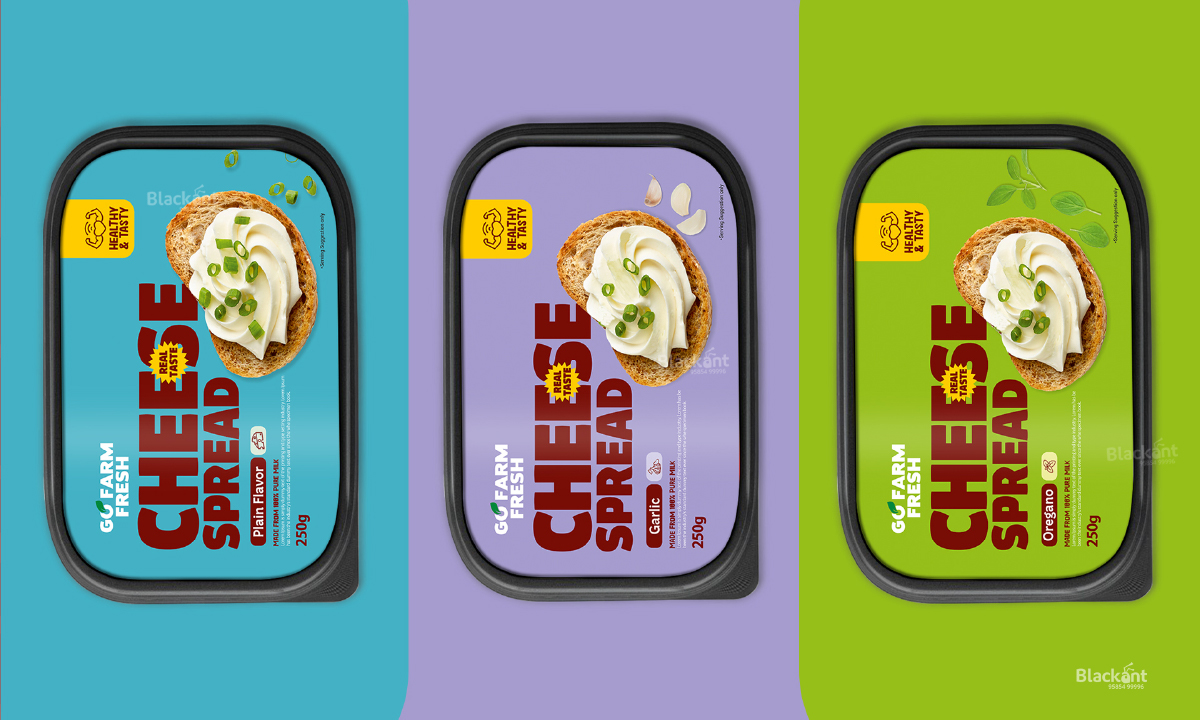 Cheese Spread Item Packaging Design